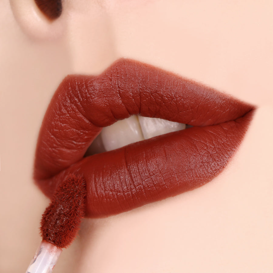 Lip makeup, Makeup, Lip tint, ტუჩის მაკიაჟი, კოსმეტიკა, ტინტი, Black Rouge, Black Rouge Air Fit Velvet Tint 5, Beauty Bar, Korean Cosmetics, ბიუთი ბარი, კორეული კოსმეტიკა