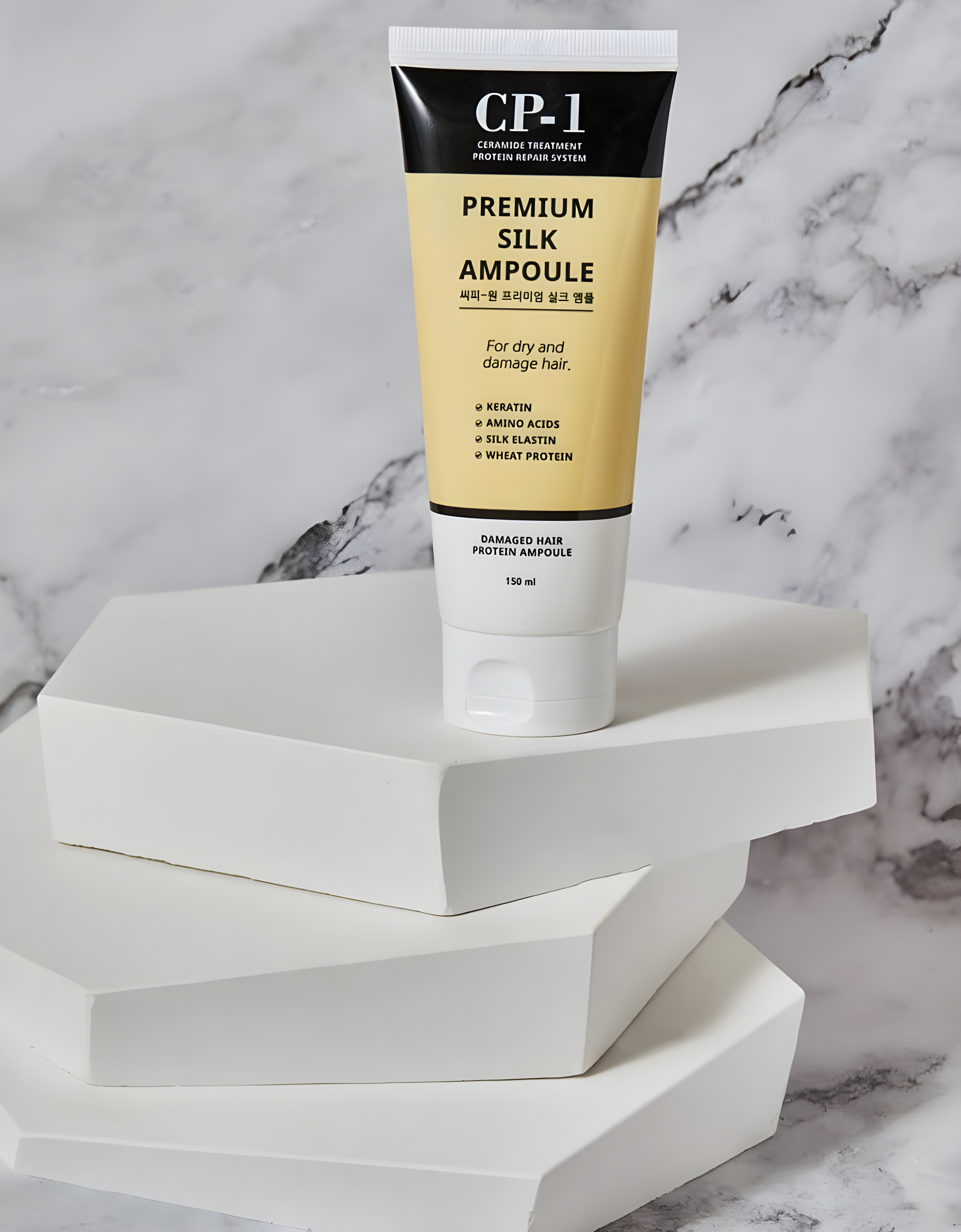 Conditioner and mask, Hair care, Dry & Damaged Hair, Heat & Styling Damage, Frizzy & Unmanageable Hair, კონდიციონერი და ნიღაბი, თმის მოვლა, მშრალი და დაზიანებული თმა, თერმული დაზიანება, დაუმორჩილებელი თმა, Cp-1, Cp-1 Premium Silk Ampoule, Beauty Bar, Korean Cosmetics, ბიუთი ბარი, კორეული კოსმეტიკა
