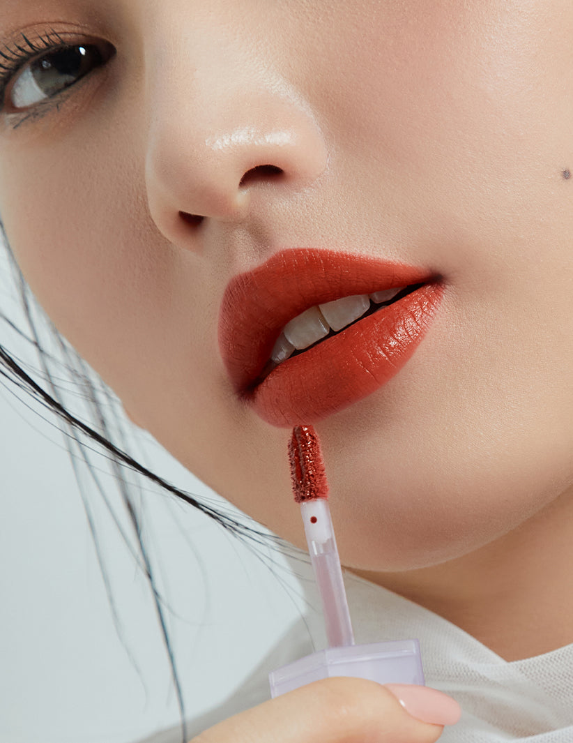 Lip makeup, Makeup, Lip gloss, ტუჩის მაკიაჟი, კოსმეტიკა, გლოსი, Black Rouge, Black Rouge Double Layer Over Velvet 2, Beauty Bar, Korean Cosmetics, ბიუთი ბარი, კორეული კოსმეტიკა