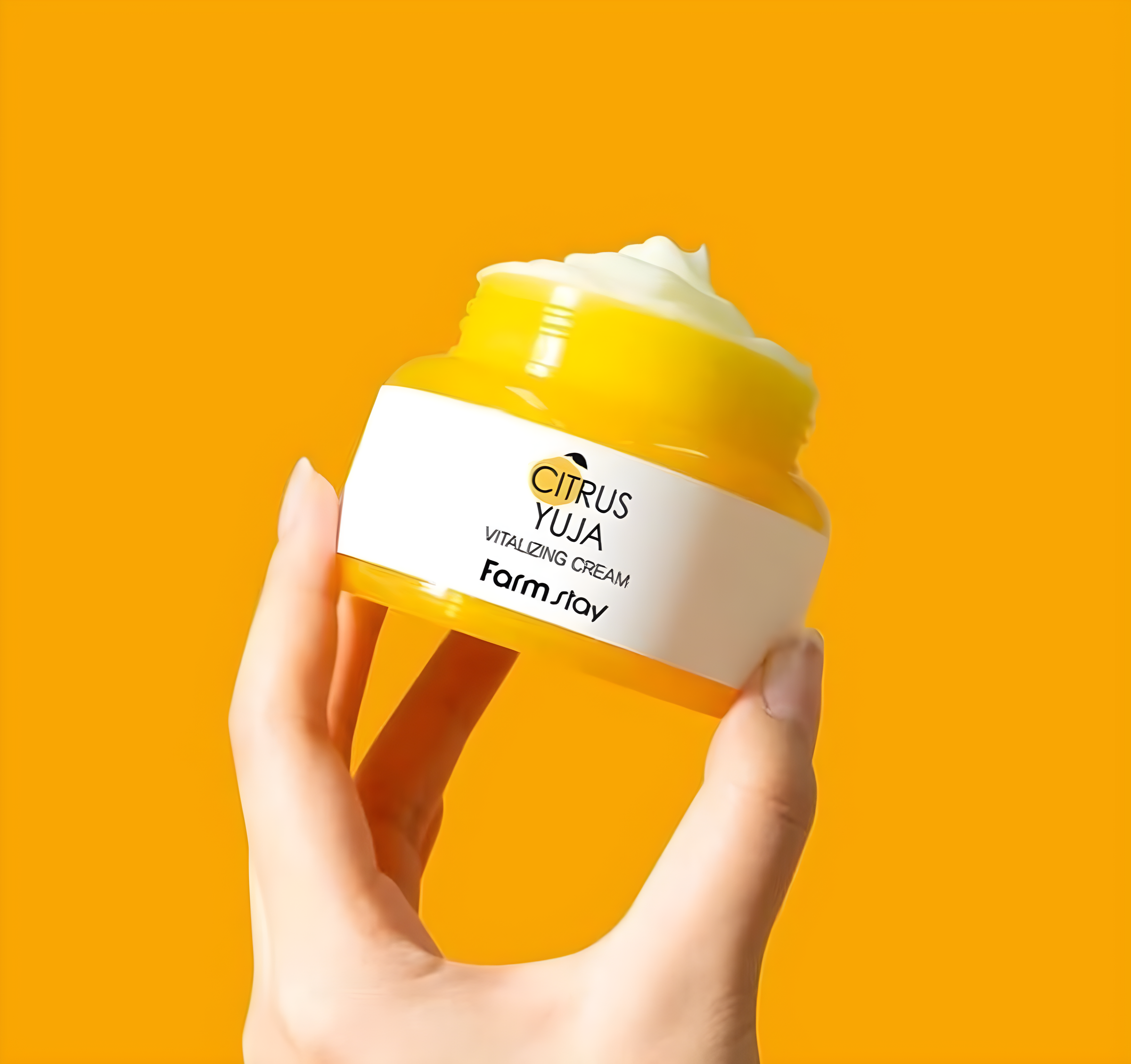 Face cream, Face care, Pigmenation/brightening/post-acne, Anti-age, სახის კრემი, სახის მოვლა, პიგმენაცია/პოსტ-აკნე, ასაკობრივი, Farmstay, Farmstay Citrus Yuja Vitalizing Cream, Beauty Bar, Korean Cosmetics, ბიუთი ბარი, კორეული კოსმეტიკა, Farmstay ციტრუს იუჯას გამაცოცხლებელი კრემი