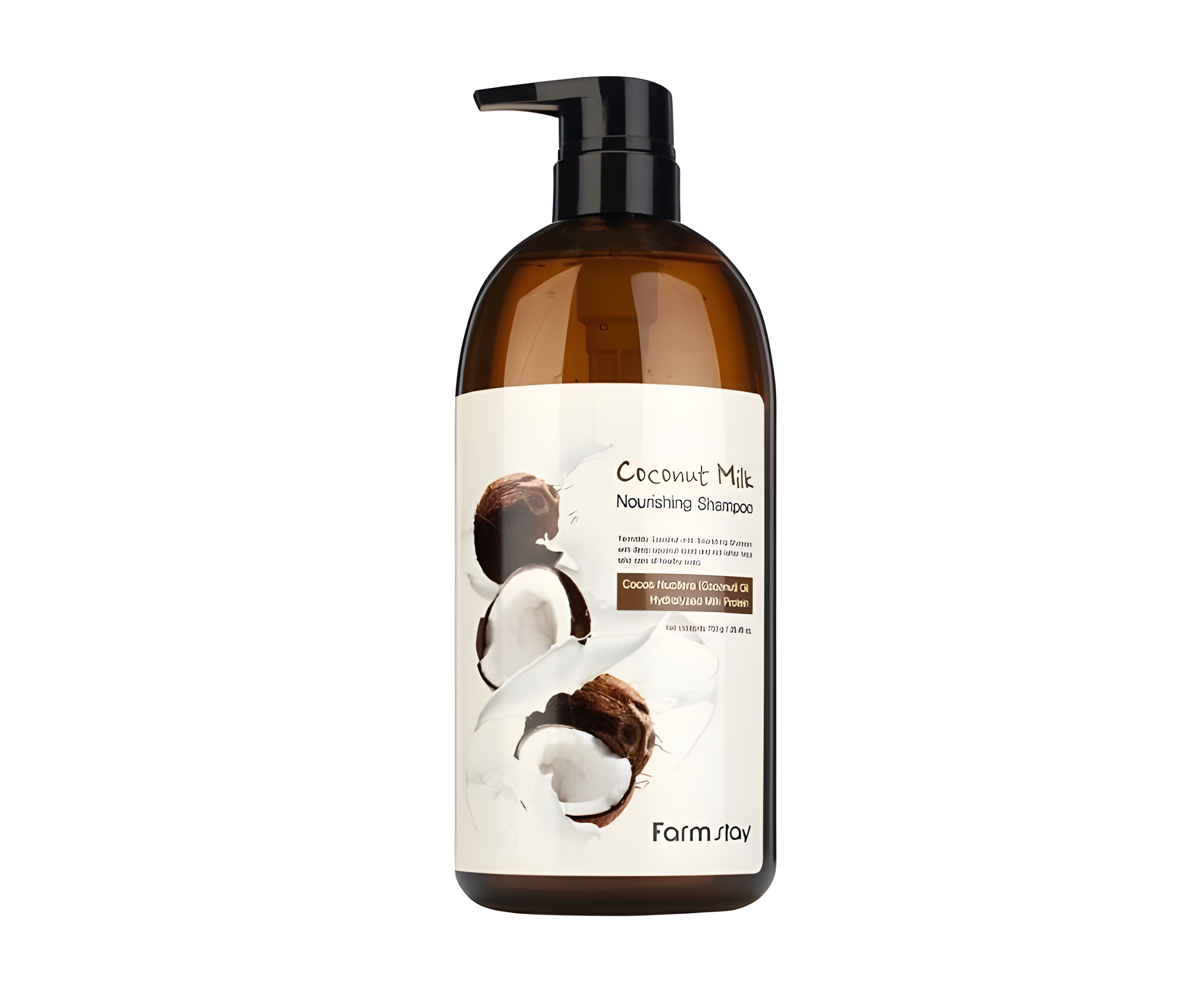 Shampoo, Hair care, Dry & Damaged Hair, შამპუნი, თმის მოვლა, მშრალი და დაზიანებული თმა, Farmstay, Farmstay Coconut Milk Nourishing Shampoo, Beauty Bar, Korean Cosmetics, ბიუთი ბარი, კორეული კოსმეტიკა, Farmstay ქოქოსის რძის მკვებავი შამპუნი