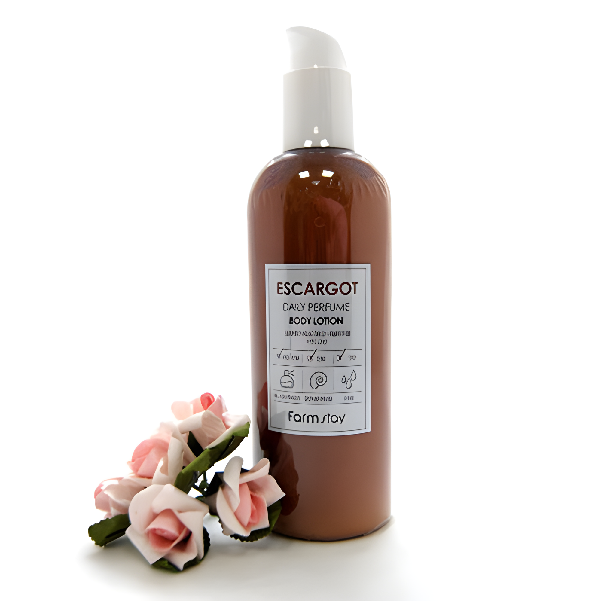 Body, Body care, Anti-age, Skin elasticity and barrier, სხეული, სხეულის მოვლა, ასაკობრივი, ელასტიურობა და ბარიერი, Farmstay, Farmstay Daily Perfume Body Lotion Escargot, Beauty Bar, Korean Cosmetics, ბიუთი ბარი, კორეული კოსმეტიკა, Farmstay ყოველდღიური ტანის ლოსიონი ლოკოკინათი
