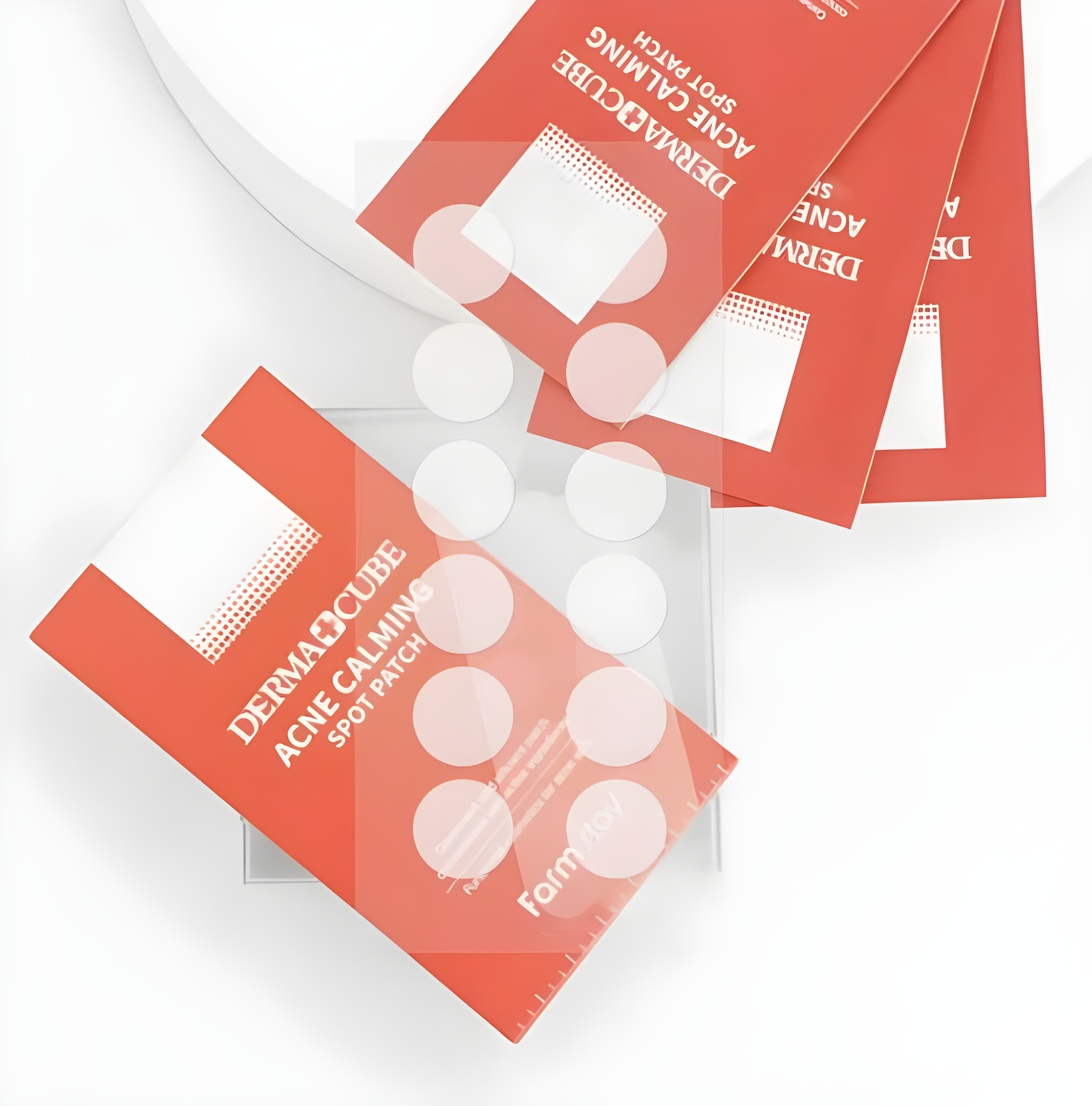 Face mask, Face care, Acne/pores/sebum, სახის ნიღაბი, სახის მოვლა, აკნე/ფორები/სებუმი, Farmstay, Farmstay Dermacube Acne Calming Spot Patch, Beauty Bar, Korean Cosmetics, ბიუთი ბარი, კორეული კოსმეტიკა, Farmstay აკნეს დამამშვიდებელი პაჩები