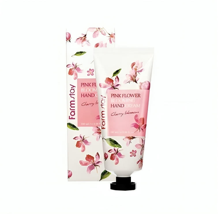 Farmstay Pink Flower Blooming Hand Cream Cherry Bloosom