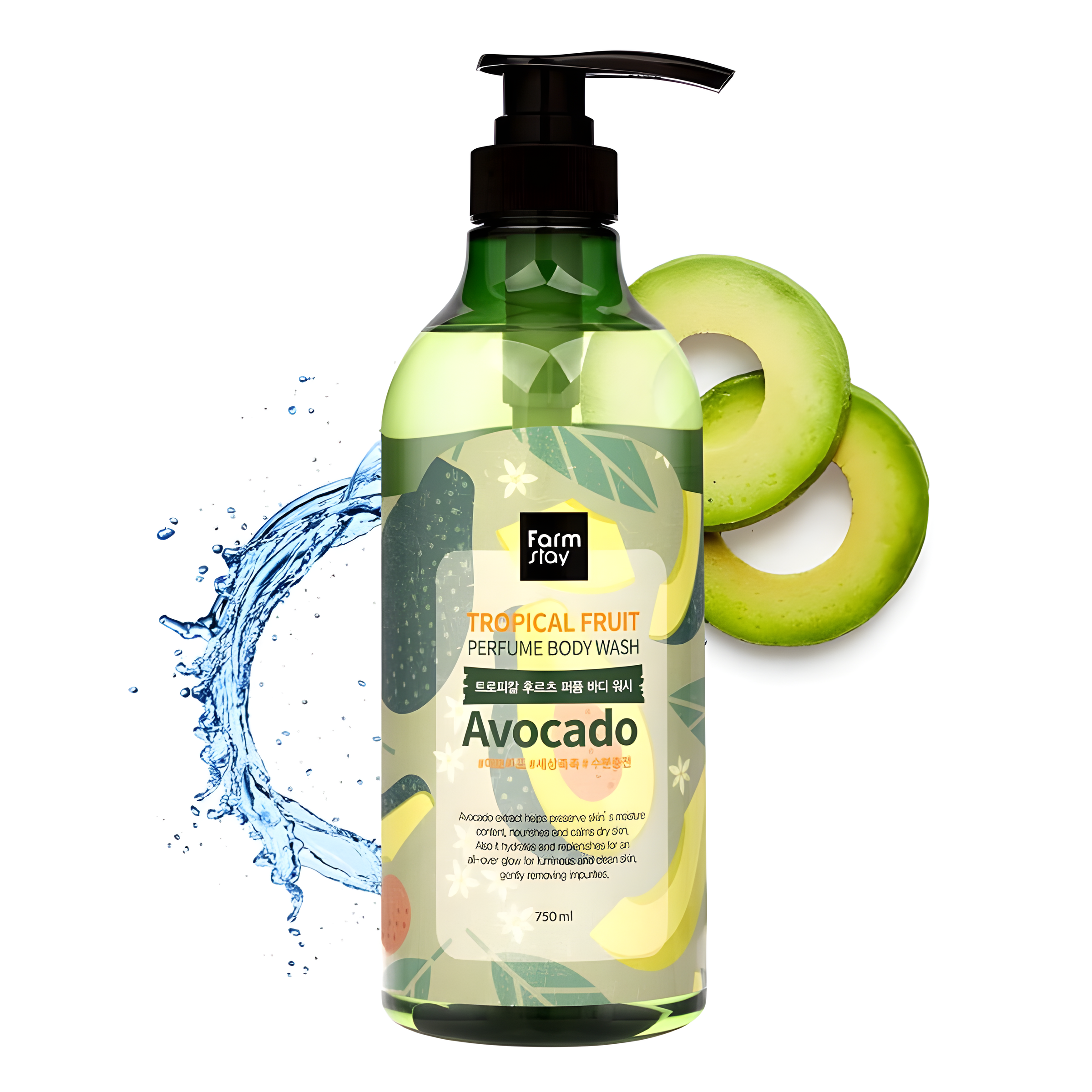 Body, Body care, Sensitive/Calm, แกแฎแแฃแแ, แกแฎแแฃแแแก แแแแแ, แแแ แซแแแแแแ แ/แแแแจแแแแแแ, Farmstay, Farmstay Tropical Fruit Body Wash Avocado, Beauty Bar, Korean Cosmetics, แแแฃแแ แแแ แ, แแแ แแฃแแ แแแกแแแขแแแ, Farmstay แขแ แแแแแฃแแ แฎแแแแก แแ แแแแแแแแก แขแแแแก แแแกแแแแแ แแแแ