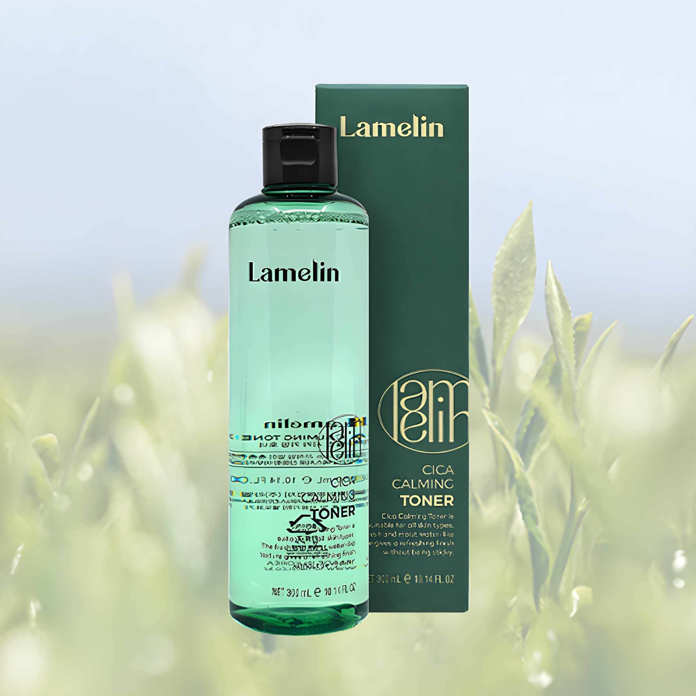 Toner, Face care, Anti-age, Acne/pores/sebum, Sensitive/Calm, Skin elasticity and barrier, ტონერი, სახის მოვლა, ასაკობრივი, აკნე/ფორები/სებუმი, მგრძნობიარე/დამშვიდება, ელასტიურობა და ბარიერი, Lamelin, Lamelin Cica Calming Toner, Beauty Bar, Korean Cosmetics, ბიუთი ბარი, კორეული კოსმეტიკა, Lamelin ცენტელას დამამშვიდებელი ტონერი