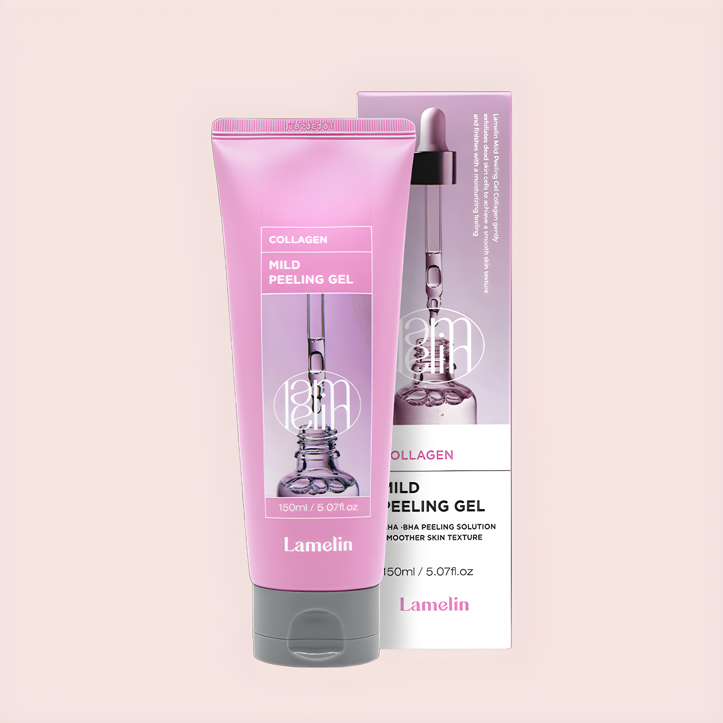 Peeling and scrub, Face care, Anti-age, Hydration/Moisturization, Skin elasticity and barrier, პილინგი და სკრაბი, სახის მოვლა, ასაკობრივი, დატენიანება, ელასტიურობა და ბარიერი, Lamelin, Lamelin Mild Peeling Gel Collagen, Beauty Bar, Korean Cosmetics, ბიუთი ბარი, კორეული კოსმეტიკა, Lamelin მსუბუქი პილინგ გელი კოლაგენით
