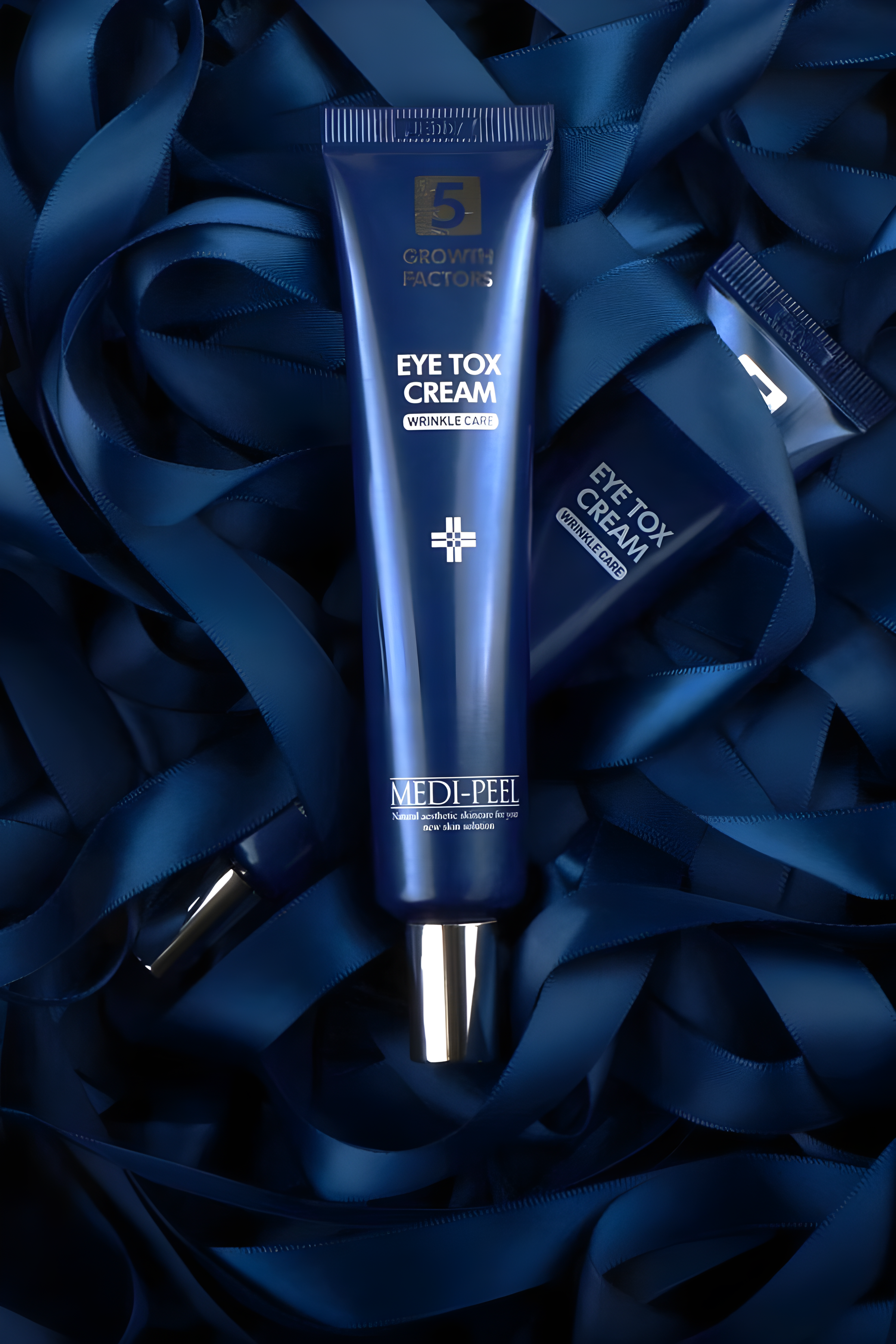 Eye cream, Eye care, Skin elasticity and barrier, Hydration/Moisturization, თვალის კრემი, თვალის მოვლა, ელასტიურობა და ბარიერი, დატენიანება, Medi-Peel, Medi-Peel 5 Growth Factors Eye Tox Cream, Beauty Bar, Korean Cosmetics, ბიუთი ბარი, კორეული კოსმეტიკა, Medi-Peel თვალის დამატენიანებელი კრემი
