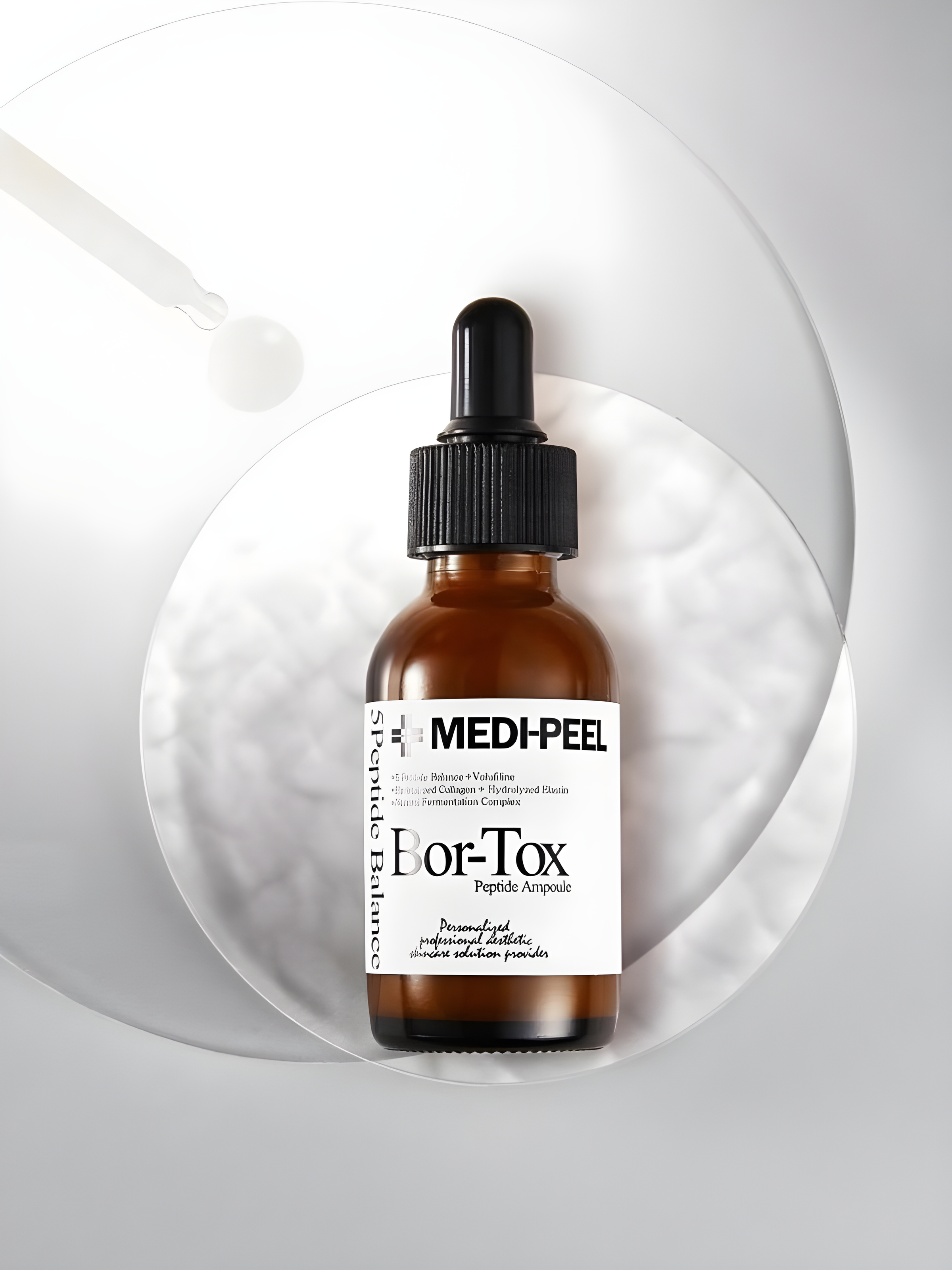 Serum, Face care, Hydration/Moisturization, Skin elasticity and barrier, შრატი, სახის მოვლა, დატენიანება, ელასტიურობა და ბარიერი, Medi-Peel, Medi-Peel Bor-Tox Peptide Ampoule, Beauty Bar, Korean Cosmetics, ბიუთი ბარი, კორეული კოსმეტიკა, Medi-Peel ბორტოქს პეპტიდის ამპულა
