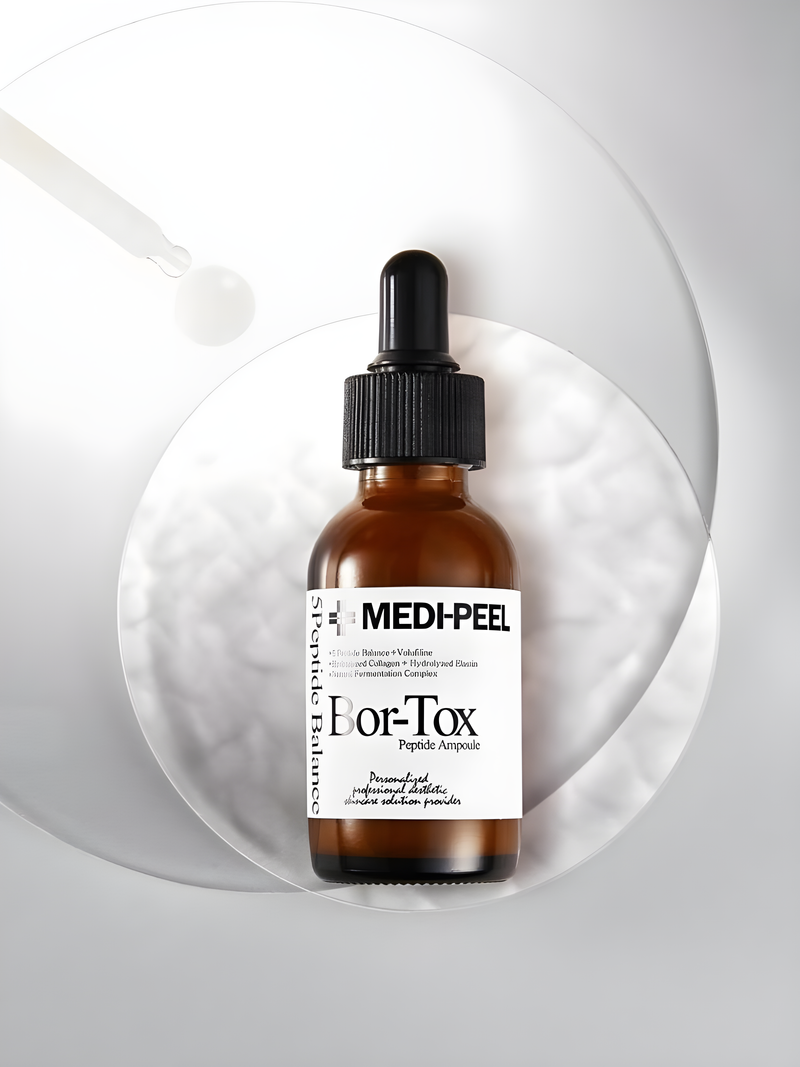 Serum, Face care, Hydration/Moisturization, Skin elasticity and barrier, შრატი, სახის მოვლა, დატენიანება, ელასტიურობა და ბარიერი, Medi-Peel, Medi-Peel Bor-Tox Peptide Ampoule, Beauty Bar, Korean Cosmetics, ბიუთი ბარი, კორეული კოსმეტიკა, Medi-Peel ბორტოქს პეპტიდის ამპულა