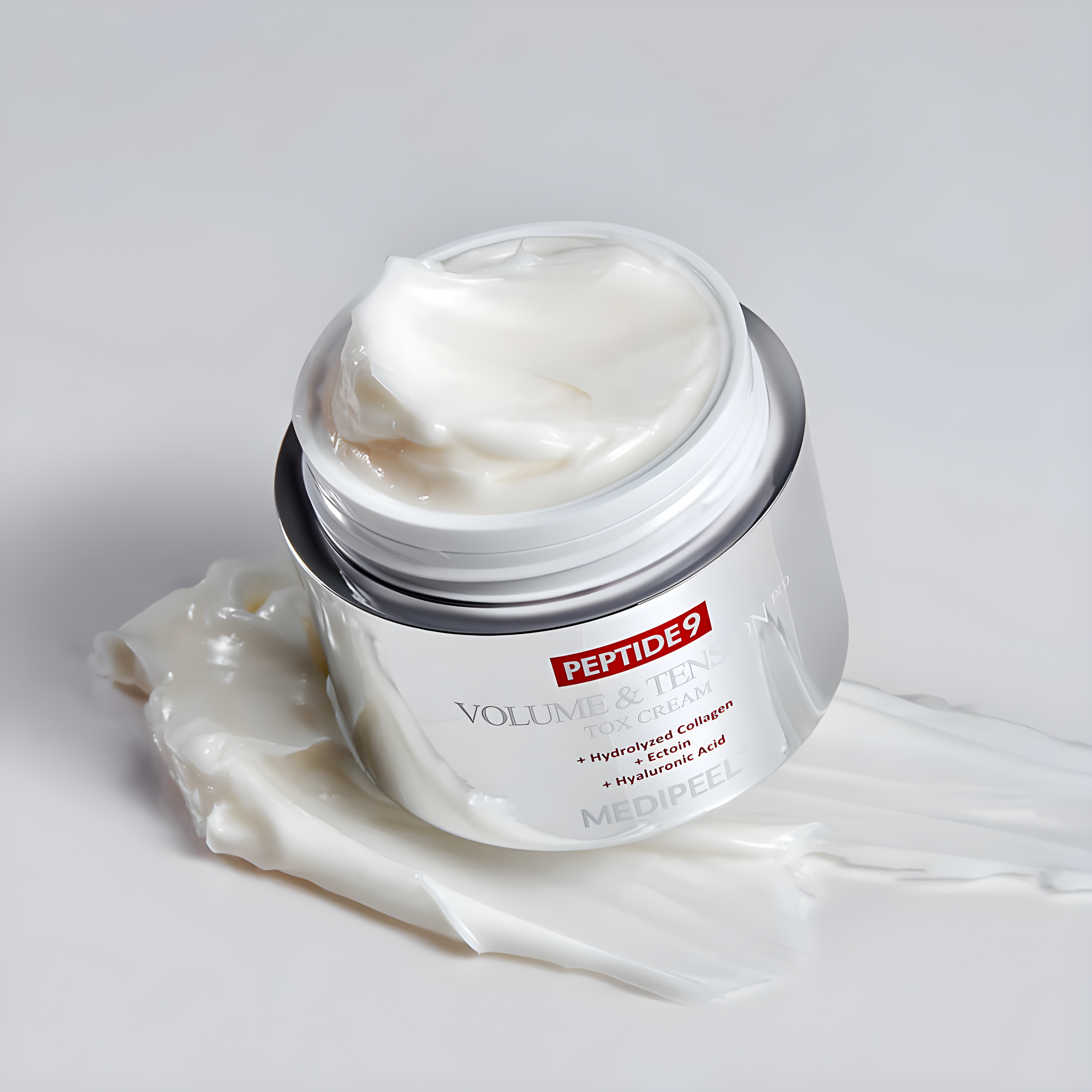 Face cream, Face care, Skin elasticity and barrier, სახის კრემი, სახის მოვლა, ელასტიურობა და ბარიერი, Medi-Peel, Medi-Peel Peptide 9 Volume And Tension Pro Tox Cream, Beauty Bar, Korean Cosmetics, ბიუთი ბარი, კორეული კოსმეტიკა, Medi-Peel პეპტიდ 9 შემავსებელი და დამატენიანებელი სახის კრემი
