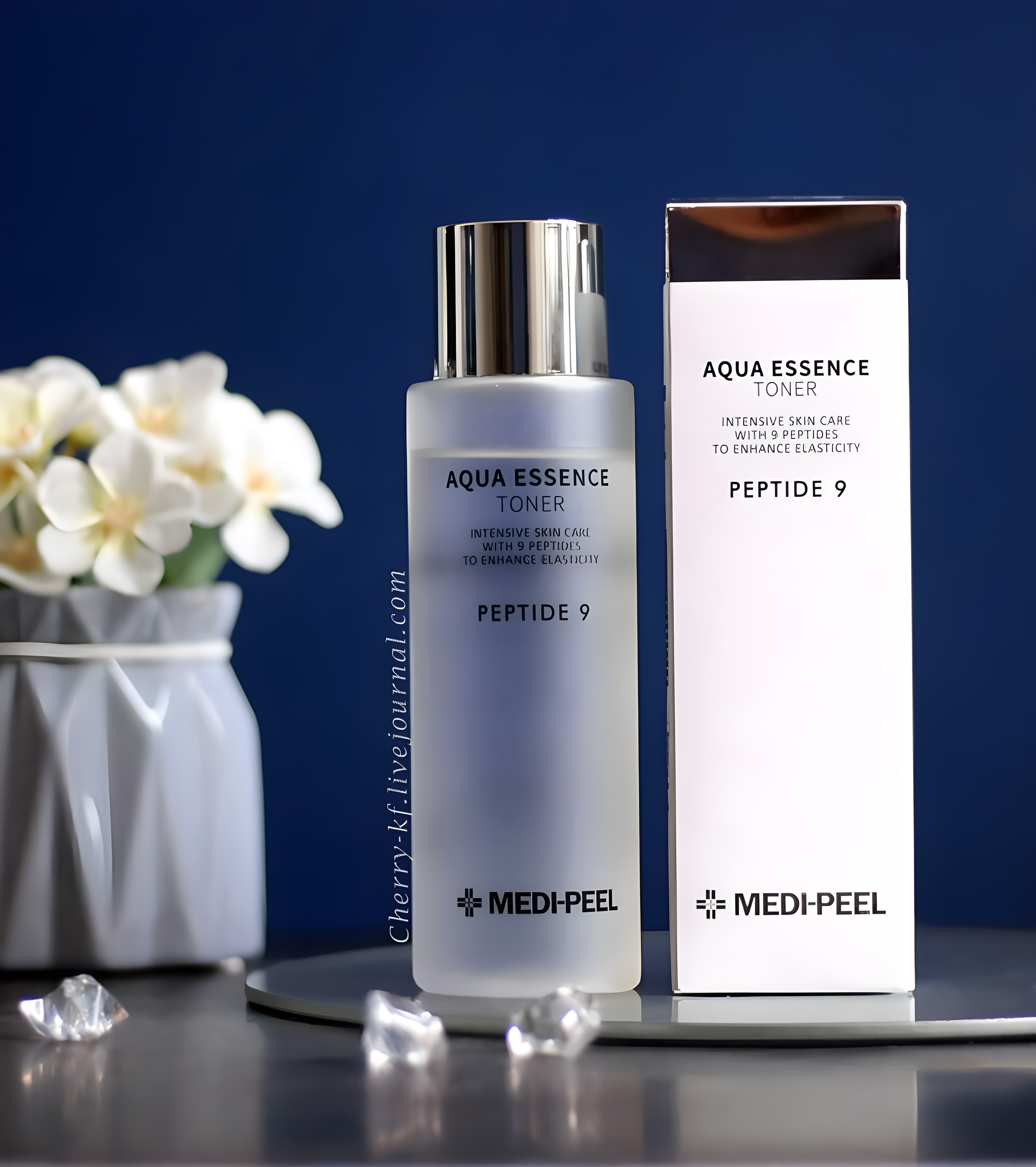 Toner, Face care, Skin elasticity and barrier, Anti-age, ტონერი, სახის მოვლა, ელასტიურობა და ბარიერი, ასაკობრივი, Medi-Peel, Medi-Peel Aqua Essence Toner Peptide 9, Beauty Bar, Korean Cosmetics, ბიუთი ბარი, კორეული კოსმეტიკა, Medi-Peel 9 პეპტიდების ტონერი