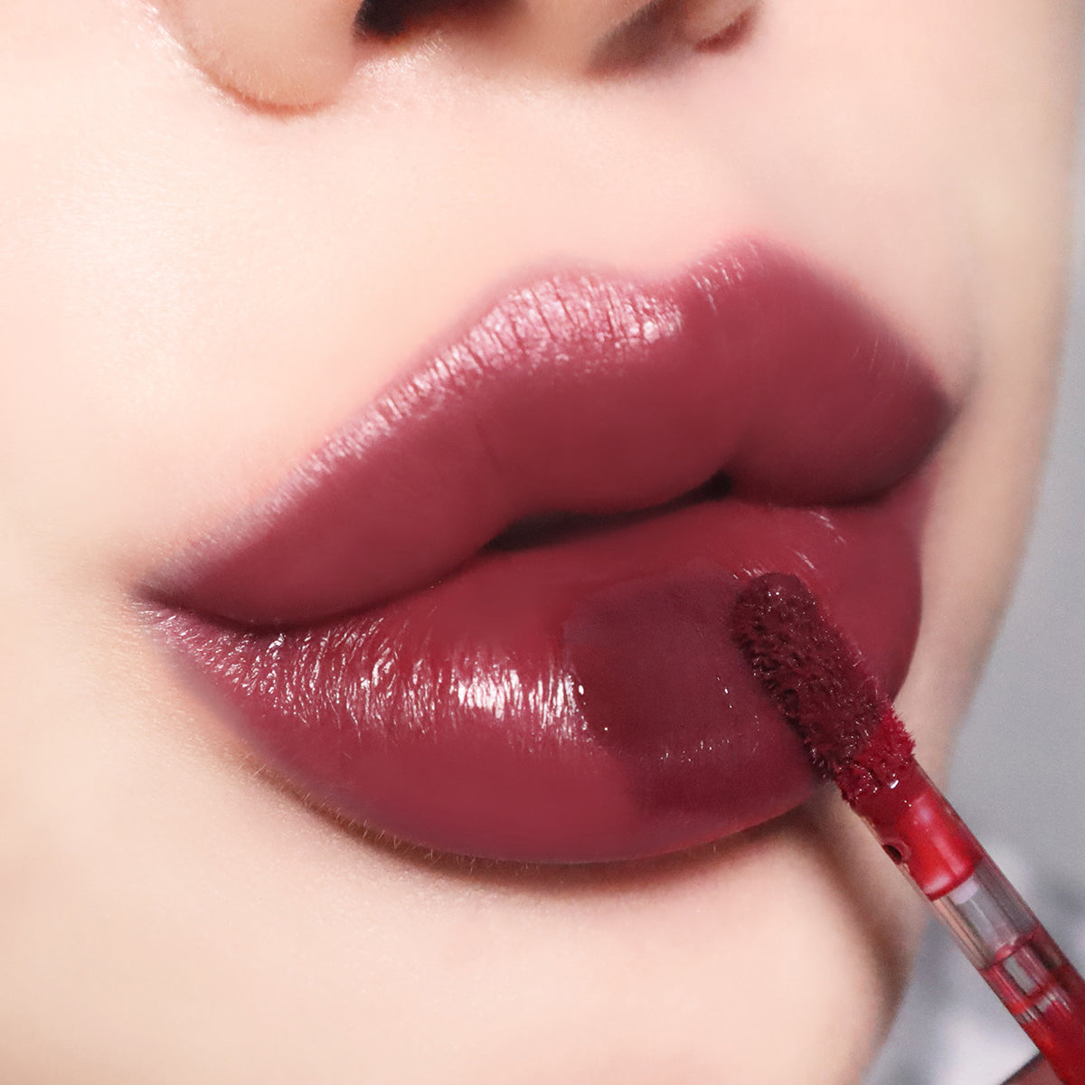 Lip makeup, Makeup, Lip tint, ტუჩის მაკიაჟი, კოსმეტიკა, ტინტი, Black Rouge, Black Rouge Drip Hot Water Tint, Beauty Bar, Korean Cosmetics, ბიუთი ბარი, კორეული კოსმეტიკა