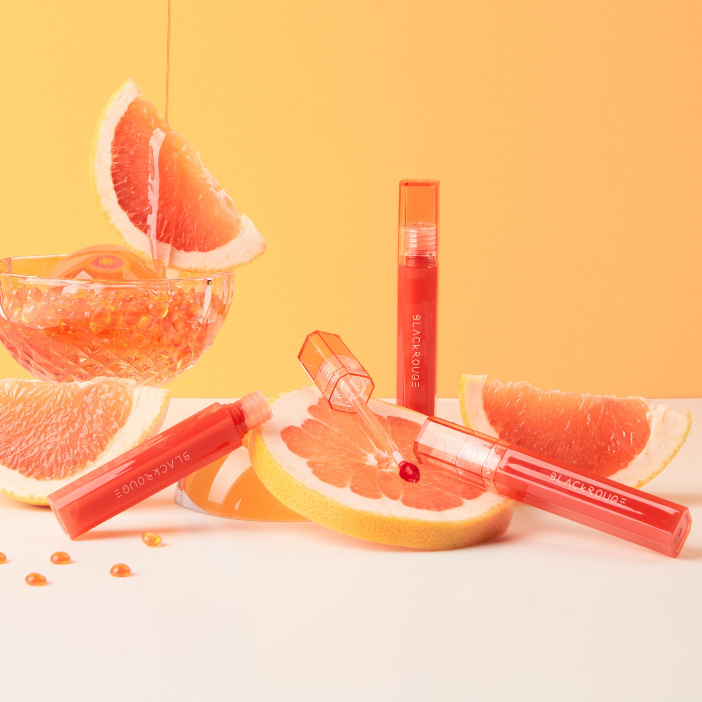 Lip makeup, Makeup, Lip gloss, ტუჩის მაკიაჟი, კოსმეტიკა, გლოსი, Black Rouge, Black Rouge Half N Half Water Glow 2, Beauty Bar, Korean Cosmetics, ბიუთი ბარი, კორეული კოსმეტიკა