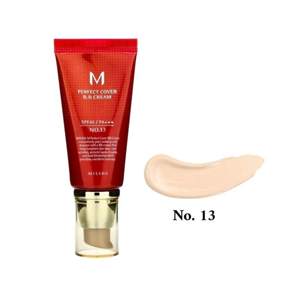 Missha იდიალური დაფარვით Bb კრემი Spf 42/Pa+++