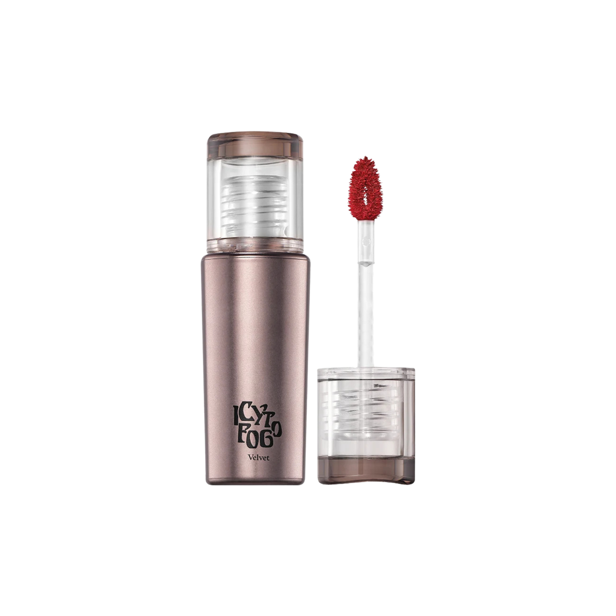Black Rouge Icy To Fog ტუჩის ტინტი ხავერდოვანი ეფექტით