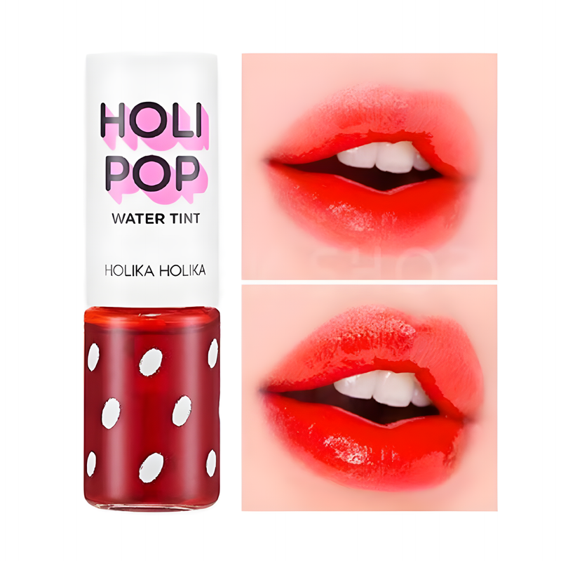 Lip makeup, Makeup, Lip tint, ტუჩის მაკიაჟი, კოსმეტიკა, ტინტი, Holika Holika, Holika Holika Holi Pop Water Tint, Beauty Bar, Korean Cosmetics, ბიუთი ბარი, კორეული კოსმეტიკა, Holika Holika ტუჩის ტინტი
