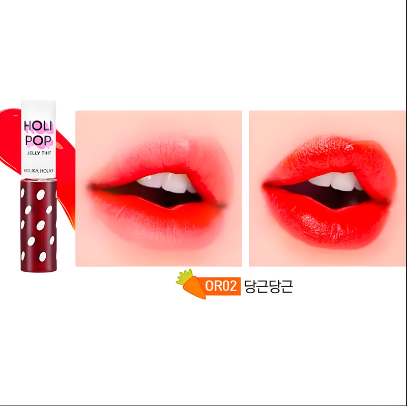 Lip makeup, Makeup, Lip tint, ტუჩის მაკიაჟი, კოსმეტიკა, ტინტი, Holika Holika, Holika Holika Holi Pop Jelly Tint, Beauty Bar, Korean Cosmetics, ბიუთი ბარი, კორეული კოსმეტიკა