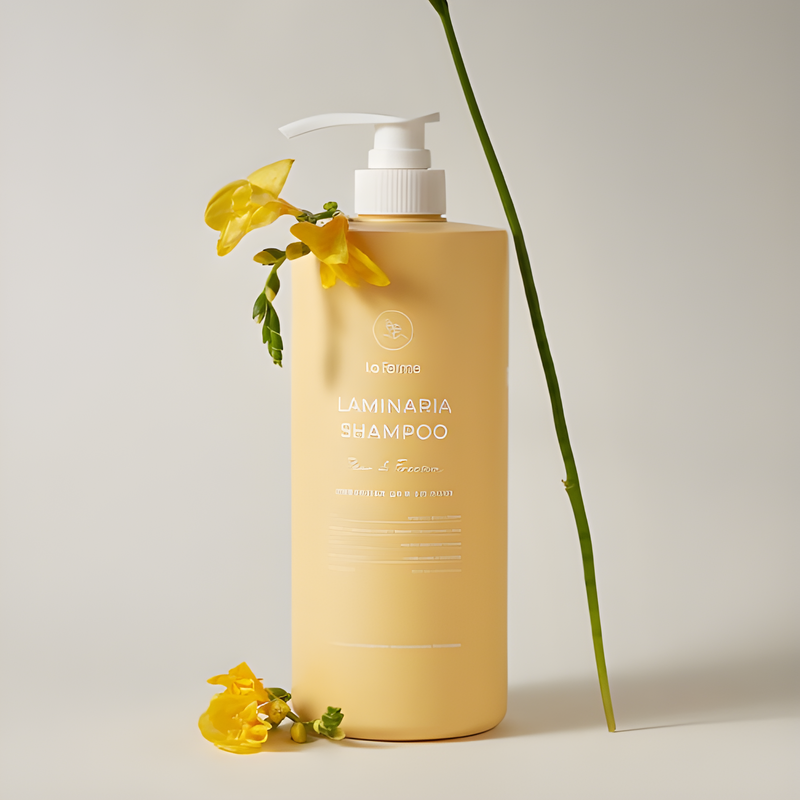 Shampoo, Hair care, Dry & Damaged Hair, Frizzy & Unmanageable Hair, Scalp Sensitivity, შამპუნი, თმის მოვლა, მშრალი და დაზიანებული თმა, დაუმორჩილებელი თმა, მგრძნობიარე სკალპი, Laferme, Laferme Laminaria Shampoo Pear and Freesia, Beauty Bar, Korean Cosmetics, ბიუთი ბარი, კორეული კოსმეტიკა, Laferme  შამპუნი მსხალი და ფრეზია