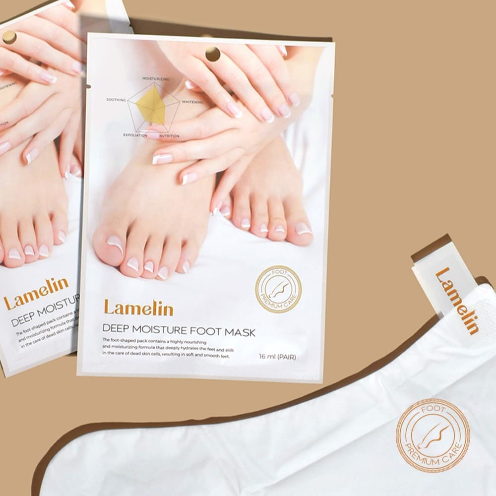 Lamelin ფეხის ღრმა დამატენიანებელი ნიღაბი