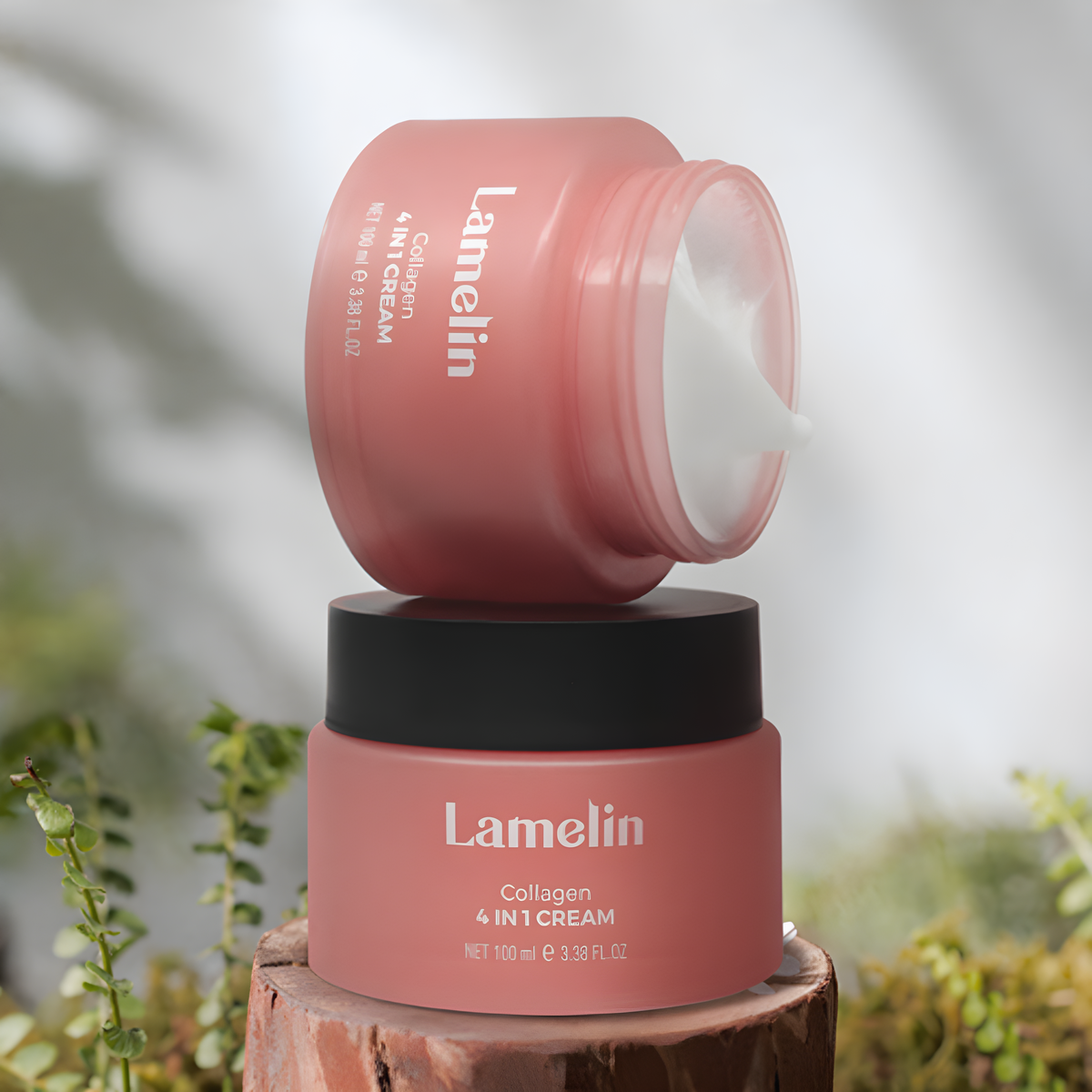 Face cream, Face care, Anti-age, Hydration/Moisturization, Skin elasticity and barrier, სახის კრემი, სახის მოვლა, ასაკობრივი, დატენიანება, ელასტიურობა და ბარიერი, Lamelin, Lamelin Collagen 4 In 1 Cream, Beauty Bar, Korean Cosmetics, ბიუთი ბარი, კორეული კოსმეტიკა, Lamelin კოლაგენის 4/1-ში სახის კრემი