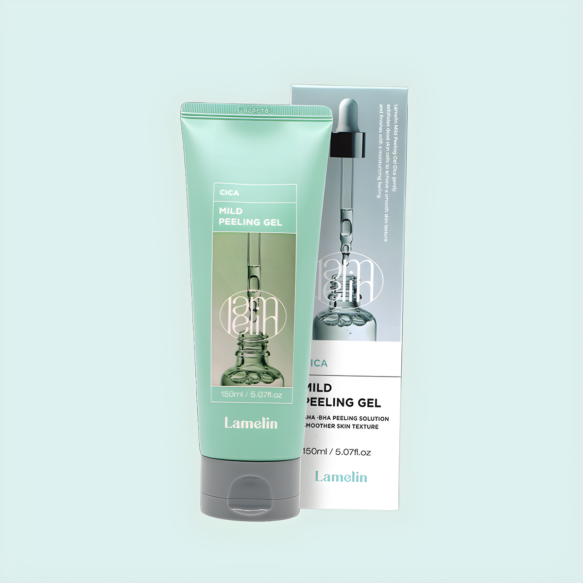 Peeling and scrub, Face care, Anti-age, Acne/pores/sebum, Sensitive/Calm, Skin elasticity and barrier, პილინგი და სკრაბი, სახის მოვლა, ასაკობრივი, აკნე/ფორები/სებუმი, მგრძნობიარე/დამშვიდება, ელასტიურობა და ბარიერი, Lamelin, Lamelin Mild Peeling Gel Cica, Beauty Bar, Korean Cosmetics, ბიუთი ბარი, კორეული კოსმეტიკა, Lamelin მსუბუქი გამწმენდი პილინგ გელი ცენტელა