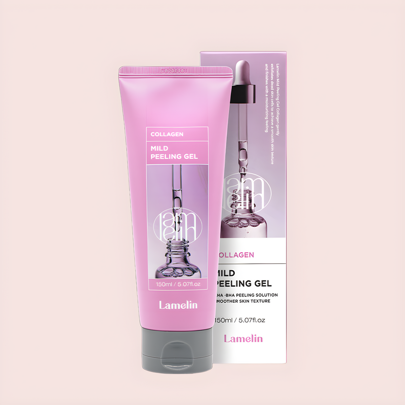 Peeling and scrub, Face care, Anti-age, Hydration/Moisturization, Skin elasticity and barrier, პილინგი და სკრაბი, სახის მოვლა, ასაკობრივი, დატენიანება, ელასტიურობა და ბარიერი, Lamelin, Lamelin Mild Peeling Gel Collagen, Beauty Bar, Korean Cosmetics, ბიუთი ბარი, კორეული კოსმეტიკა, Lamelin მსუბუქი პილინგ გელი კოლაგენით