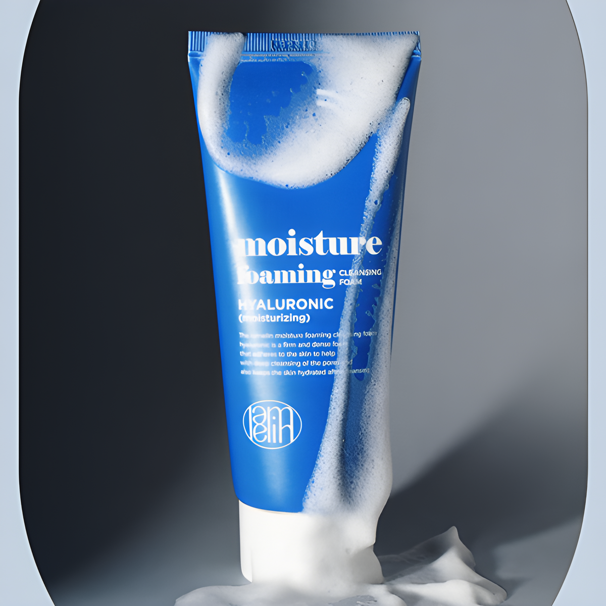 Cleanser, Face care, Anti-age, Hydration/Moisturization, Skin elasticity and barrier, Pigmentation/post-acne, დასაბანი ქაფი, სახის მოვლა, ასაკობრივი, დატენიანება, ელასტიურობა და ბარიერი, პიგმენაცია/პოსტ-აკნე, Lamelin, Lamelin Moisture Foaming Cleansing Foam Hyaluronic, Beauty Bar, Korean Cosmetics, ბიუთი ბარი, კორეული კოსმეტიკა, Lamelin სახის დასაბანი ქაფი ჰიალურონით