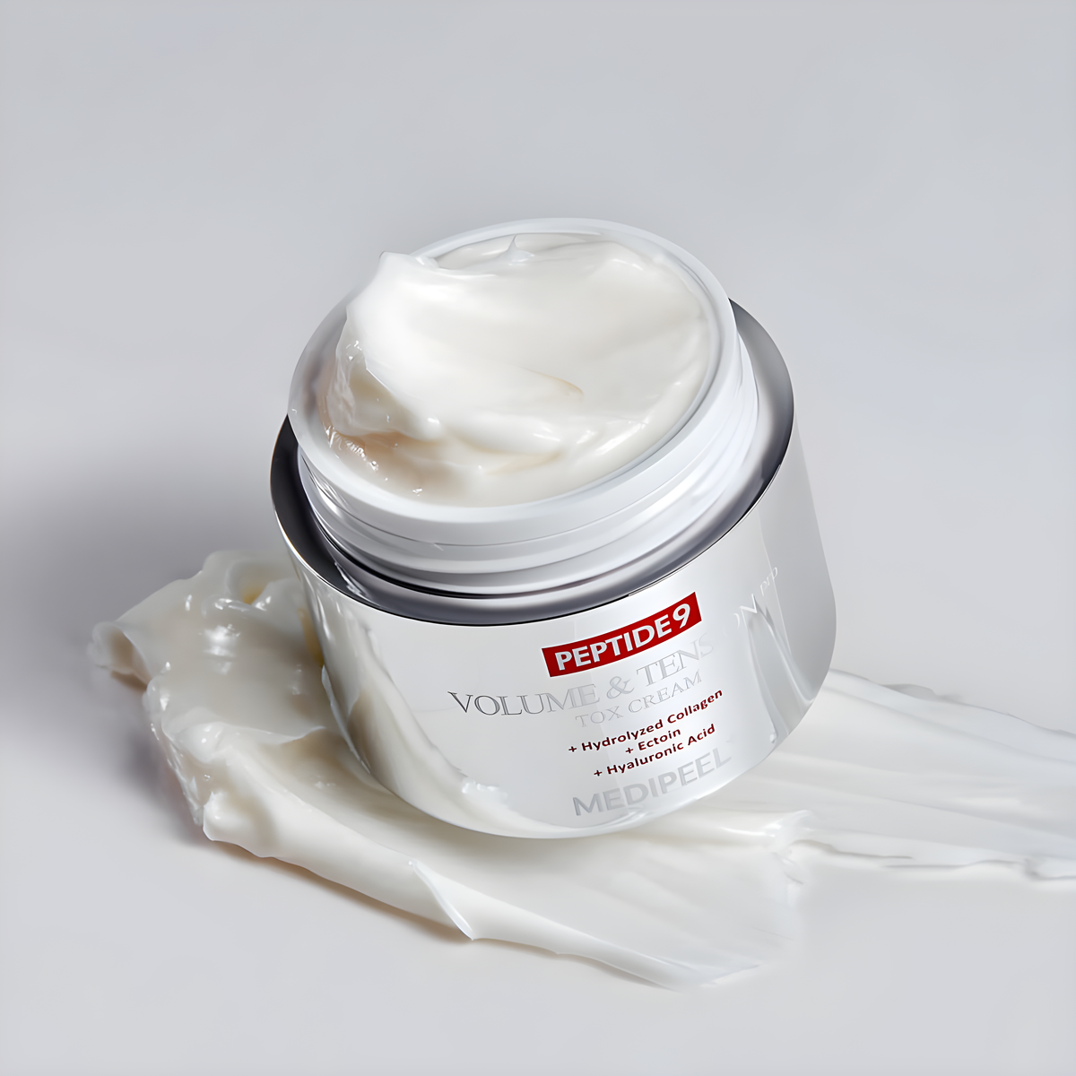 Face cream, Face care, Skin elasticity and barrier, სახის კრემი, სახის მოვლა, ელასტიურობა და ბარიერი, Medi-Peel, Medi-Peel Peptide 9 Volume And Tension Pro Tox Cream, Beauty Bar, Korean Cosmetics, ბიუთი ბარი, კორეული კოსმეტიკა, Medi-Peel პეპტიდ 9 შემავსებელი და დამატენიანებელი სახის კრემი