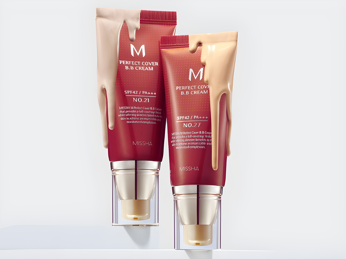 Face makeup, Makeup, BB cream, სახის მაკიაჟი, კოსმეტიკა, ბბ კრემი, Missha, Missha M Perfect Cover Bb Cream Spf 42/Pa+++, Beauty Bar, Korean Cosmetics, ბიუთი ბარი, კორეული კოსმეტიკა, Missha იდიალური დაფარვით Bb კრემი Spf 42/Pa+++