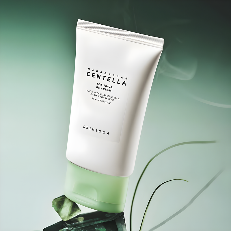 Skin1004 MadagascarÂ CentellaÂ Tea-TricaÂ B5Â Cream, Beauty Bar, Korean cosmetics, ბიუთი ბარი, კორეული კოსმეტიკა, Skin1004