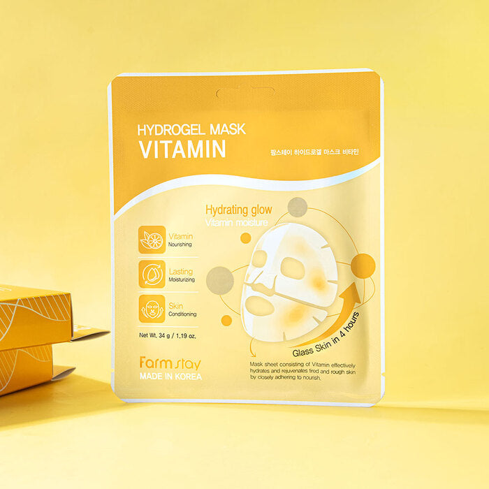 Farmstay Hydrogel Mask Sheet Duo Set (Collagen, Vitamin C)