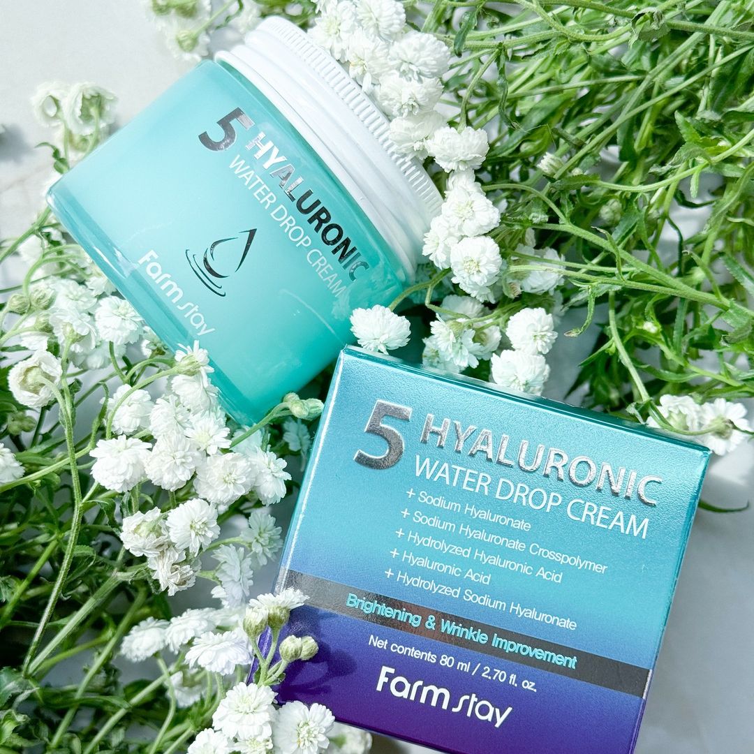Farmstay Hyaluronic 5 Water Drop Cream 80ml