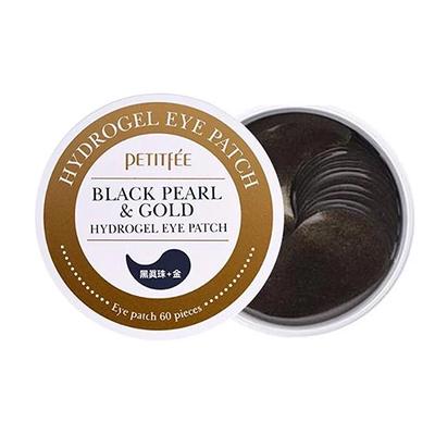 PETITFEE Hydrogel Eye Patch - 1pack (60pcs) #Black Pearl & Gold