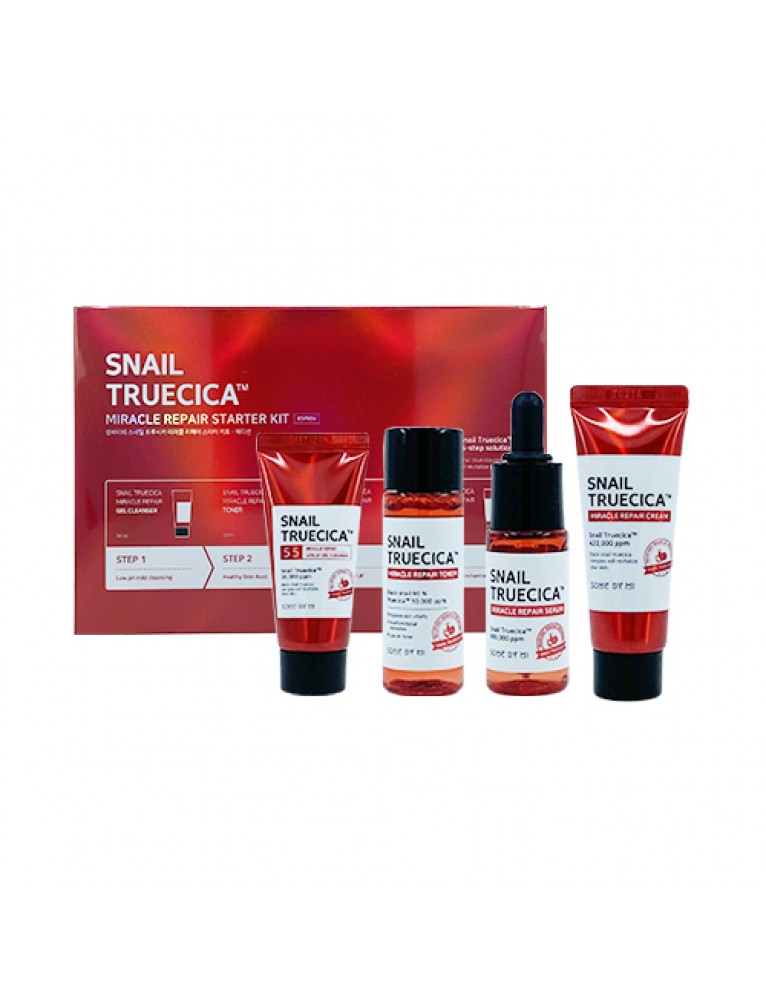 SOME BY MI Snail Truecica Miracle Repair Starter Kit Edition - 1pack (4items)